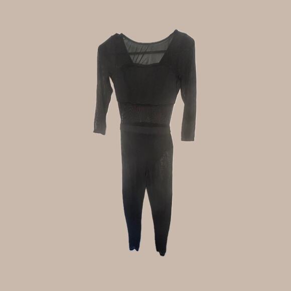 Black cat suit with - Picture 1 of 5
